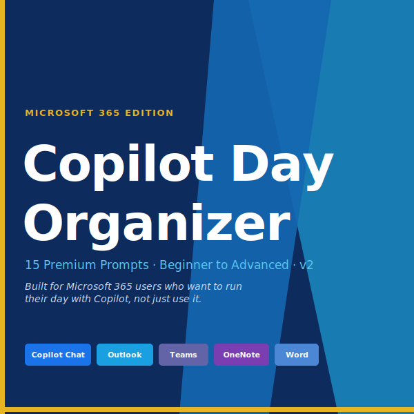 Copilot Day Organizer – M365 Edition