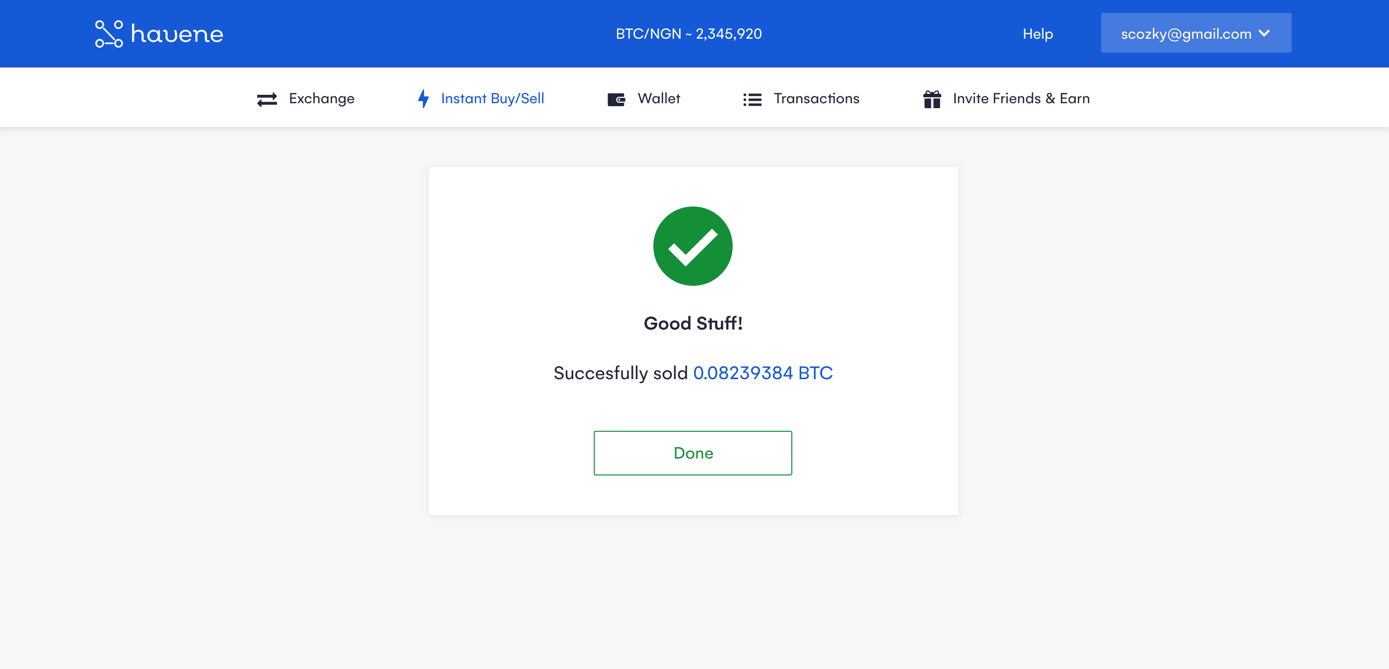 Havene Instant Exchange gallery image