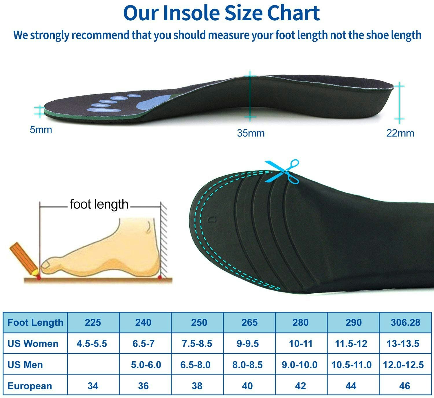 flat feet insole gallery image