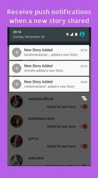 Instagram Story Push Notifier & Saver gallery image