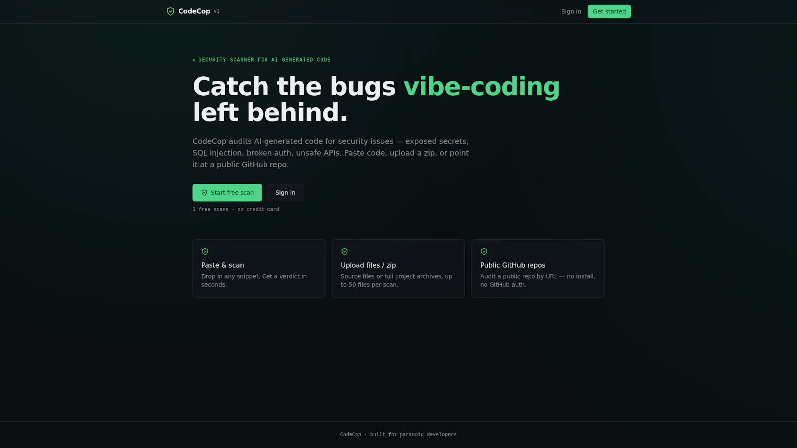 Codecop screenshot 2