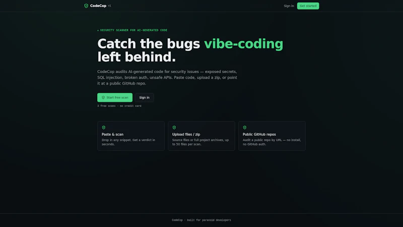 Codecop screenshot 2
