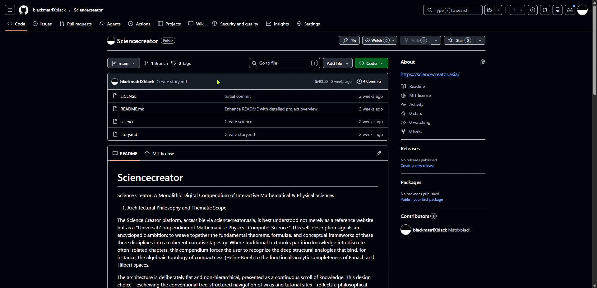sciencecreator screenshot 1