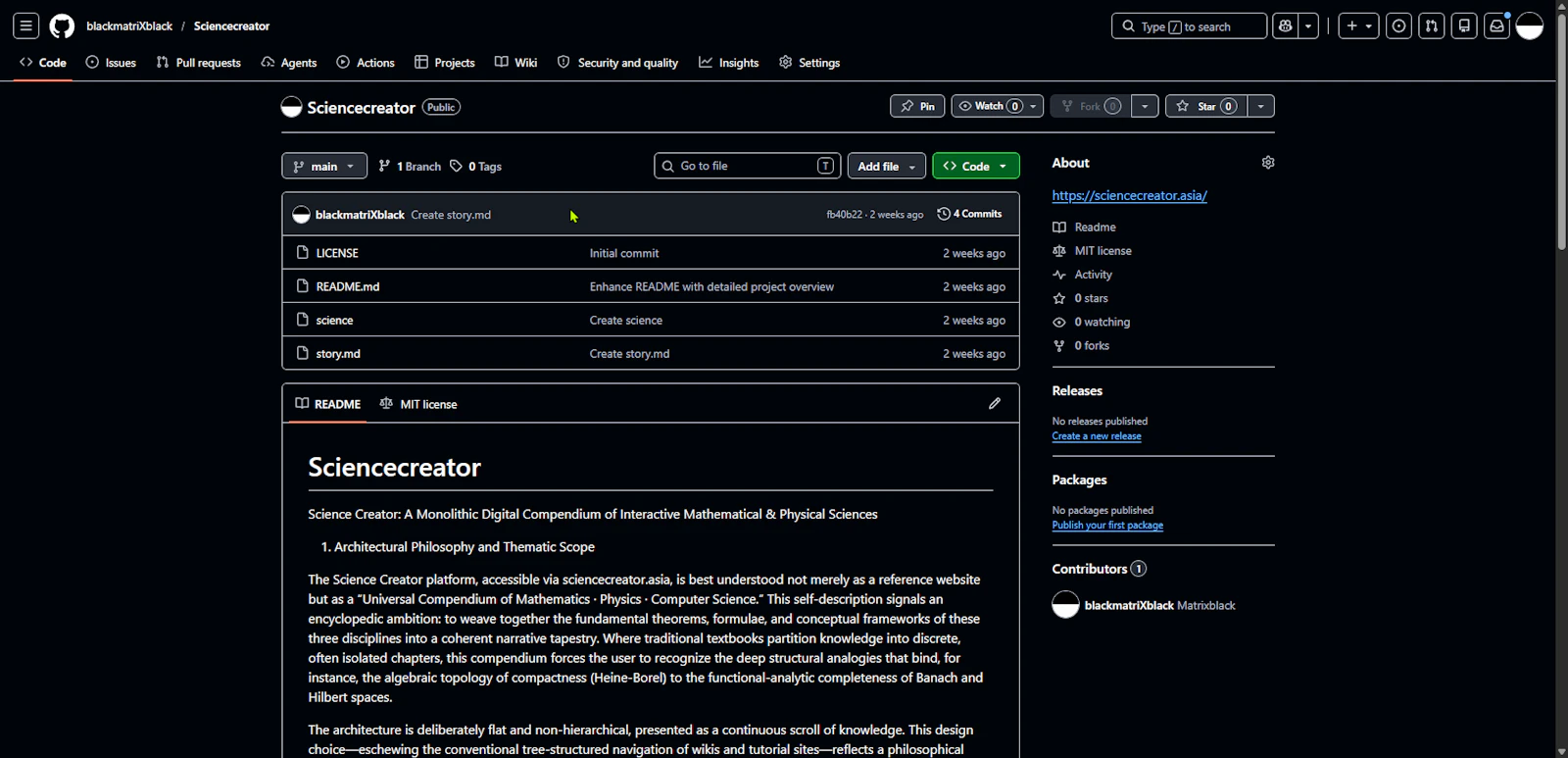 sciencecreator screenshot 1