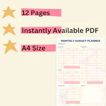 The Ultimate Monthly Budget Planner gallery image