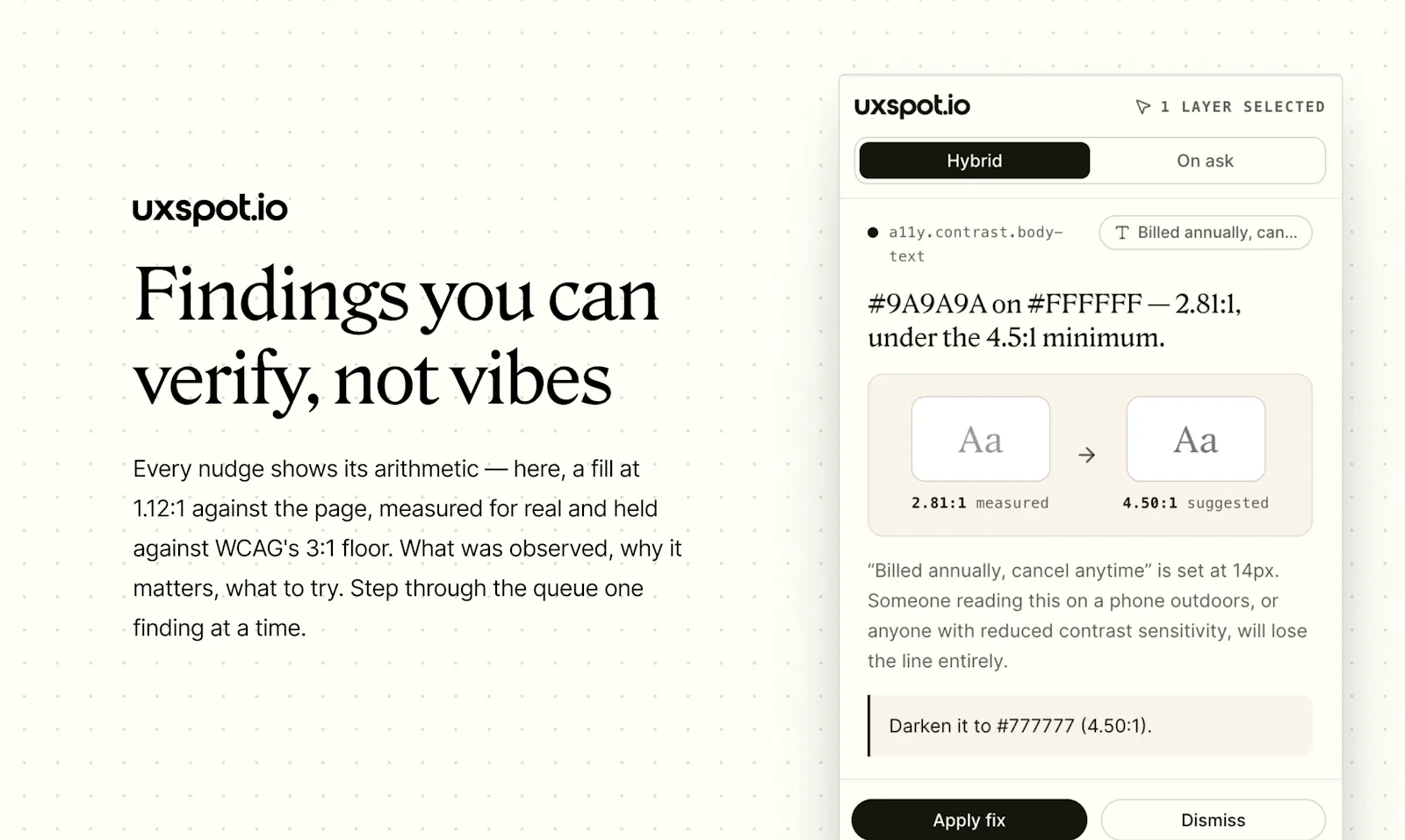 uxspot.io Figma plugin screenshot 1