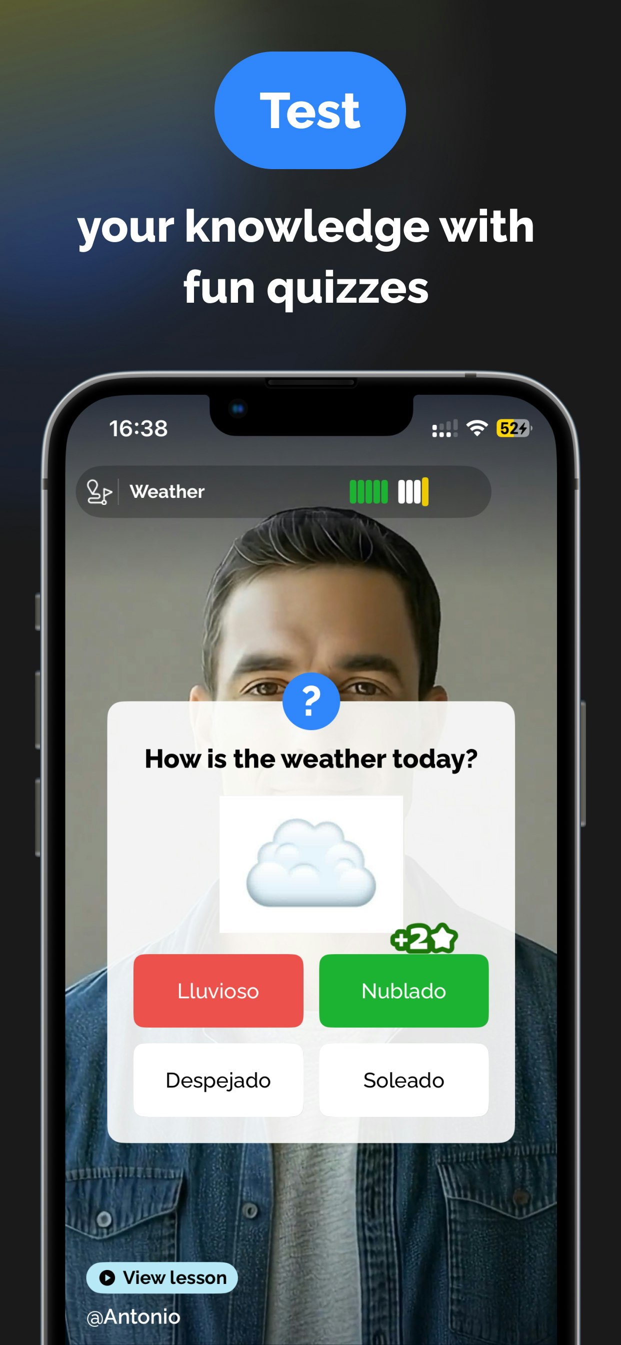 Fluentjoy Spanish - Screenshot 4 showing product features and functionality