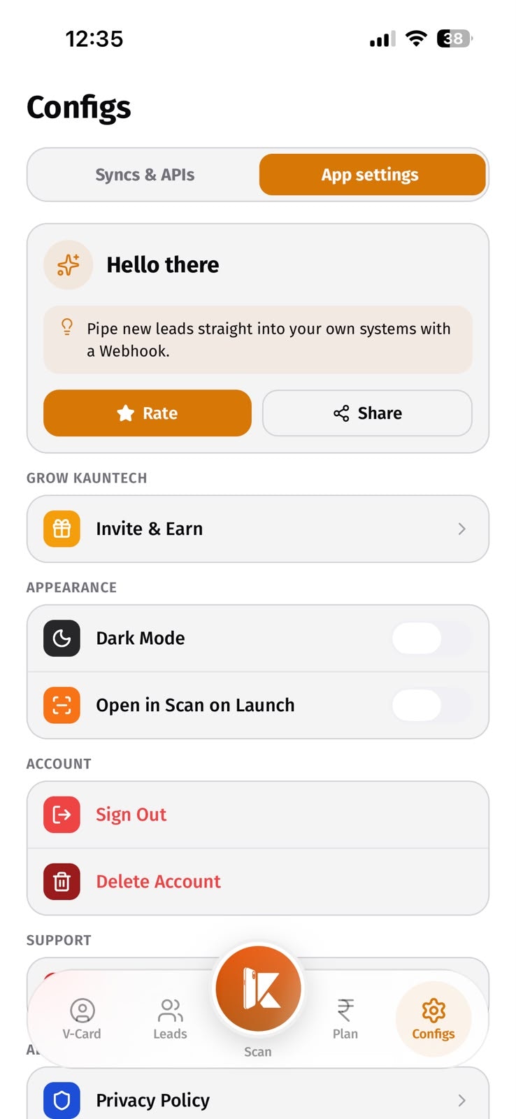 Kauntech App gallery image