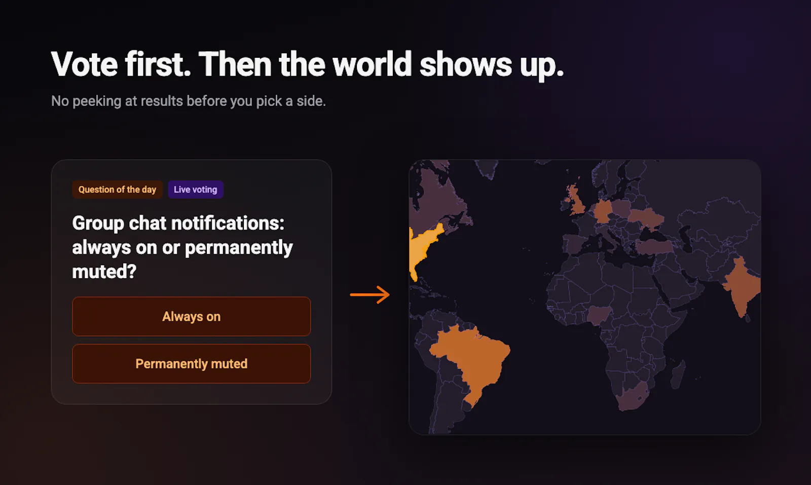 WorldVote screenshot 2