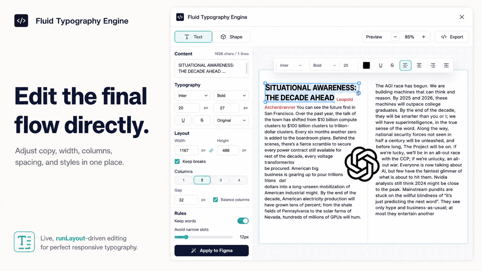 Fluid Typography Engine gallery image