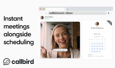 Callbird – Nahtloses Kommunikations-Add-on für Calendly-Benutzer