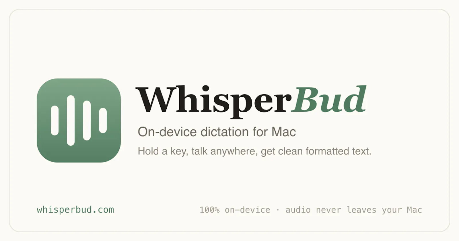 WhisperBud screenshot 2