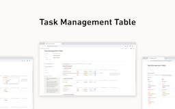 Notion Task Management Table media 1