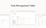 Notion Task Management Table image