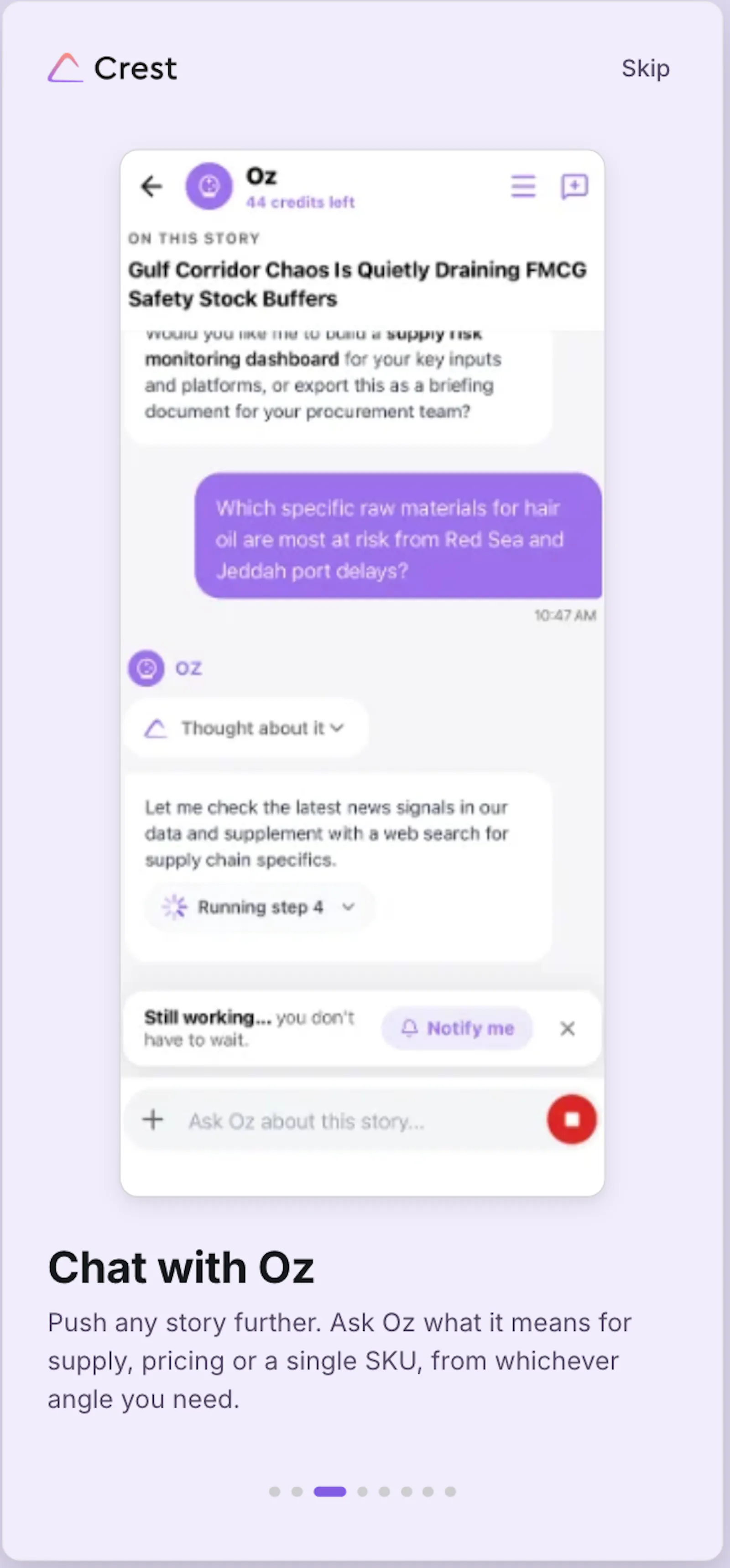 Crest AI - mobile screenshot 3