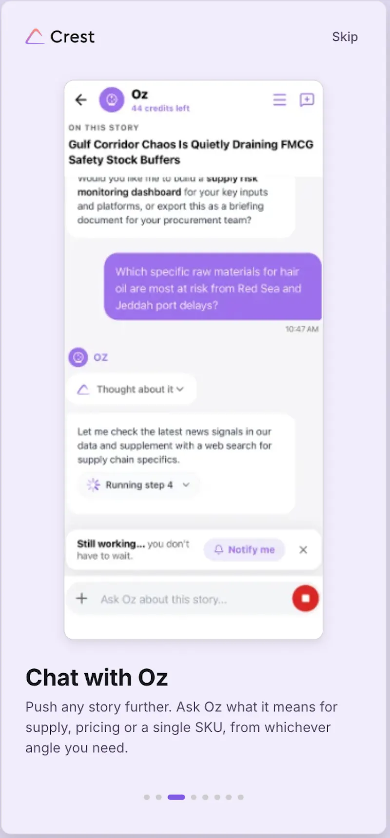 Crest AI - mobile screenshot 3