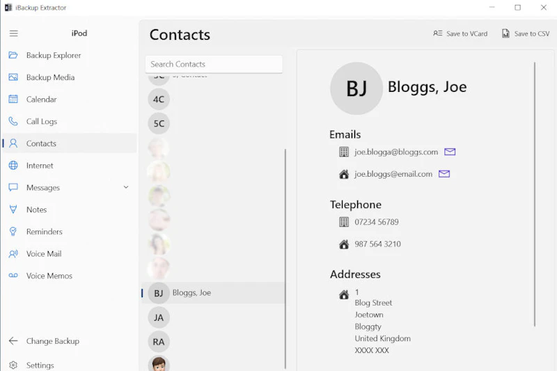 iBackup Extractor screenshot 4