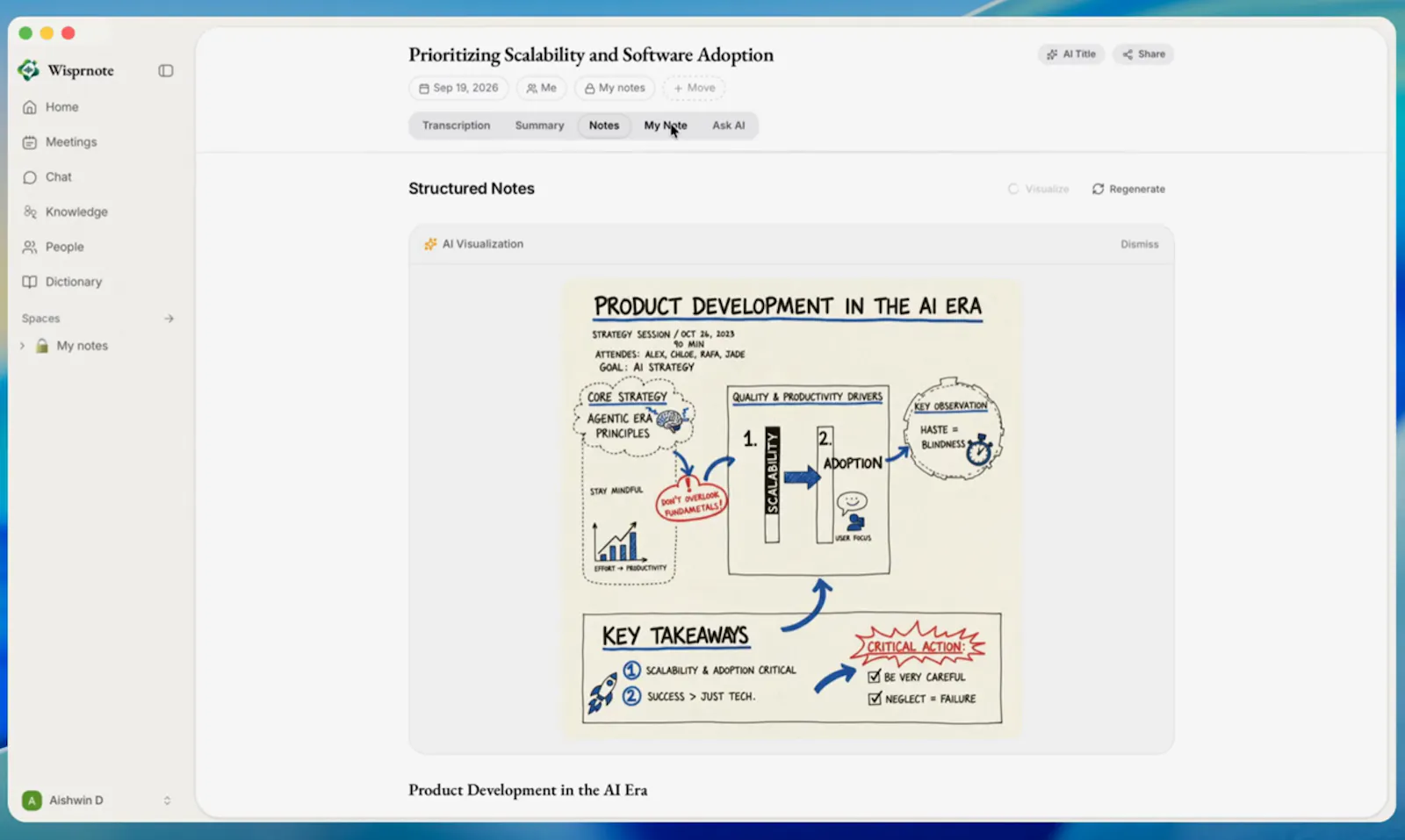 Wisprnote screenshot 5