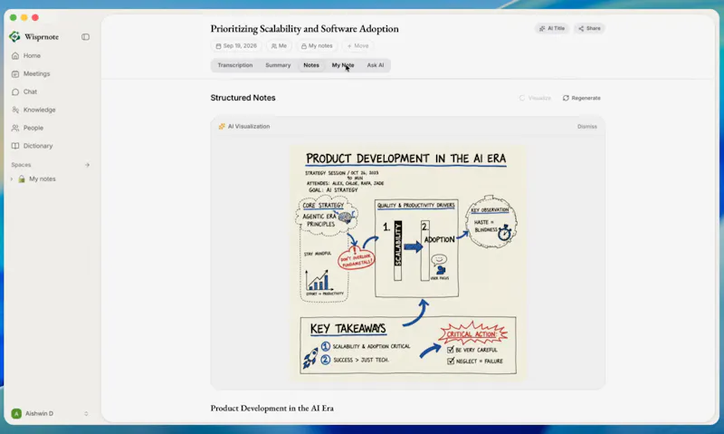 Wisprnote screenshot 5