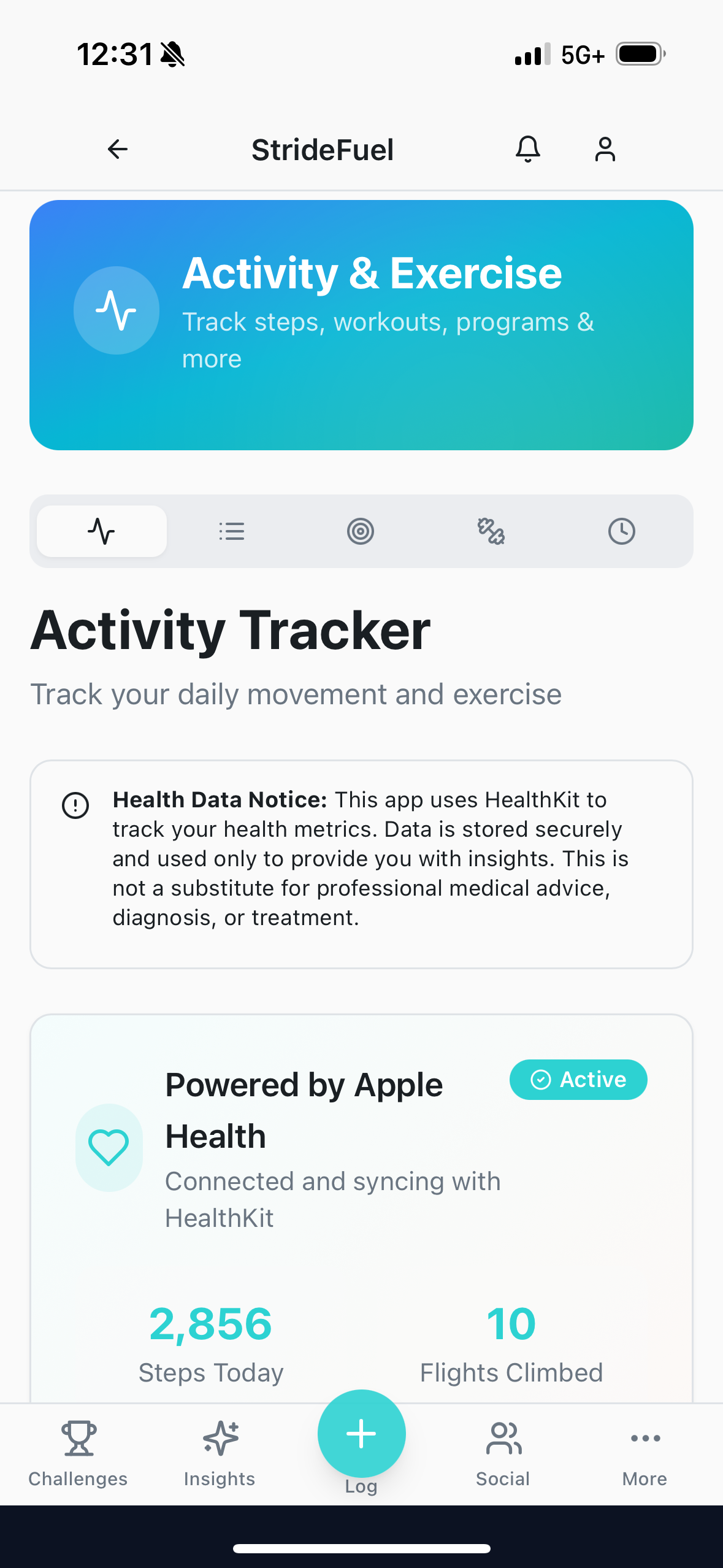 StrideFuel screenshot 2 StrideFuel screenshot 2