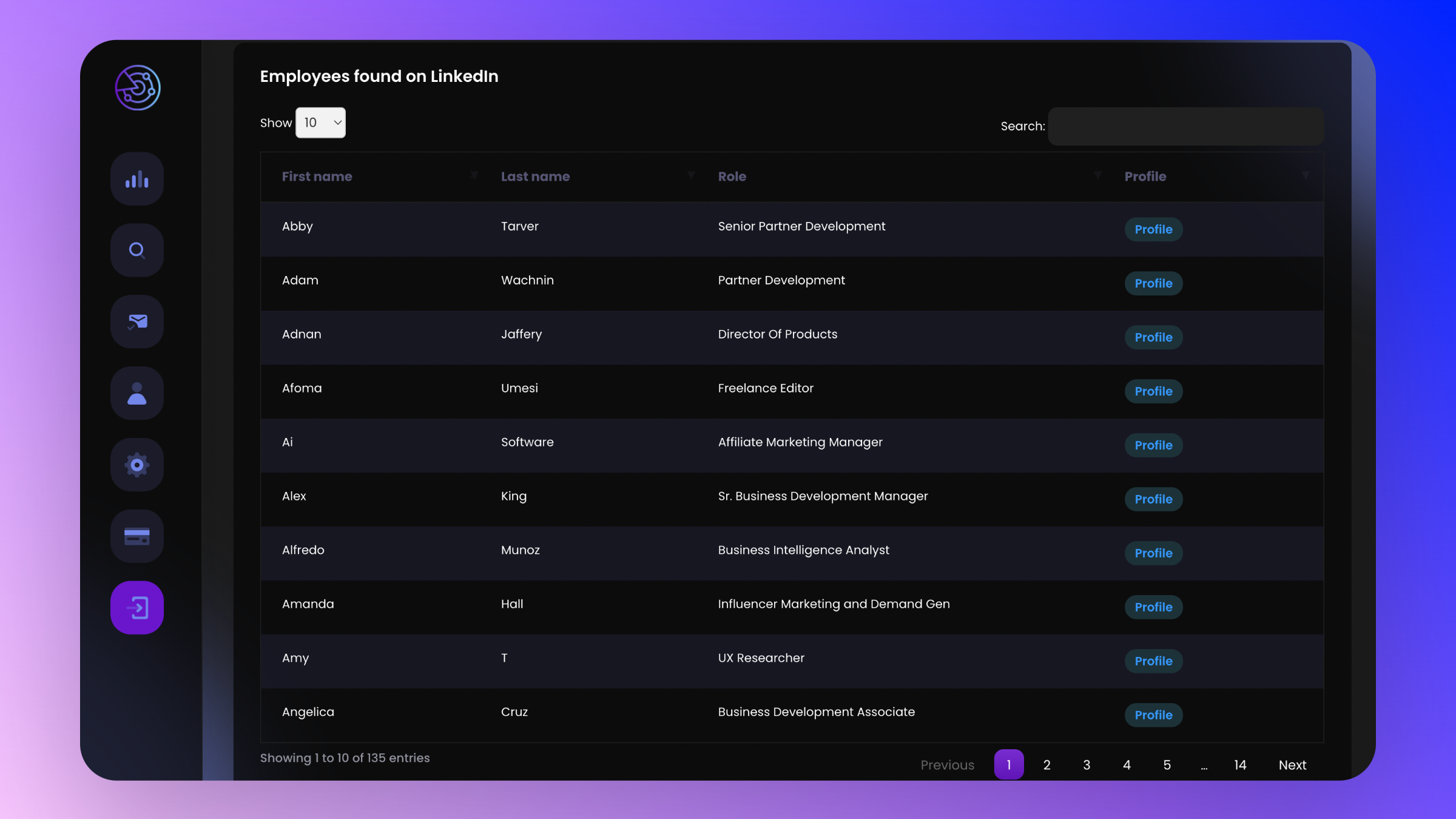 Media SonarList.io - Pencari e -mel profesional yang tidak terhad dan pengesahan 4