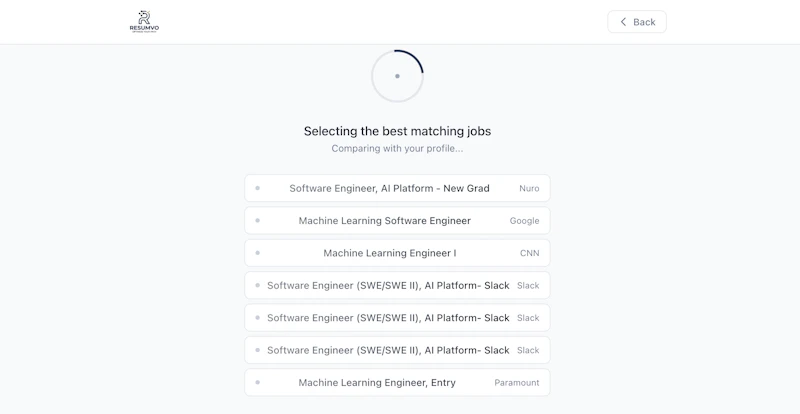 Resumvo screenshot 1