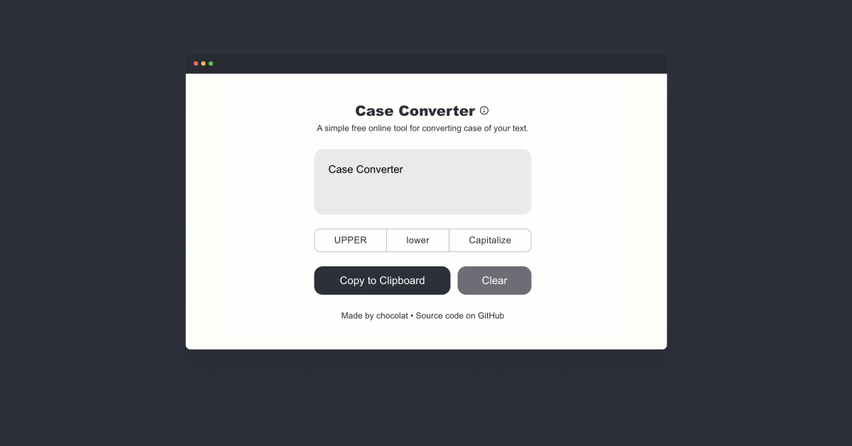 Case Converter Widget media 2