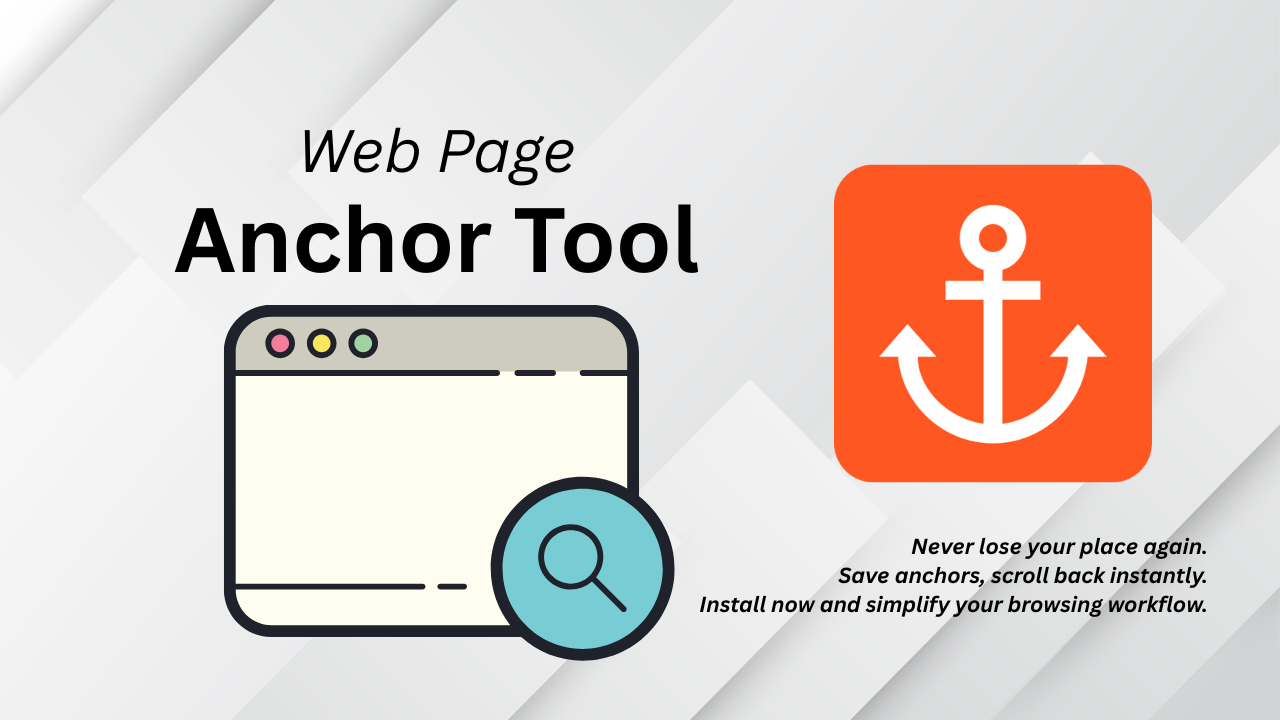 Web Page Anchor Tool logo