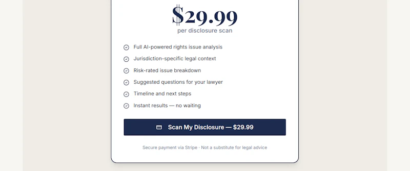 RightsRadar screenshot 3