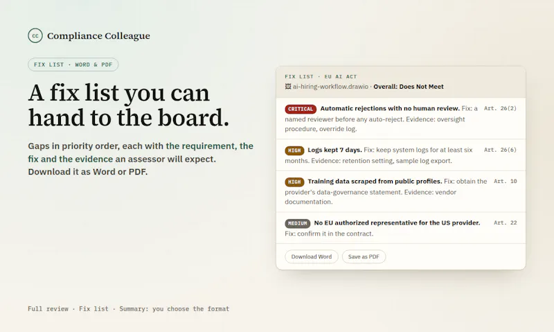 Compliance Colleague screenshot 7