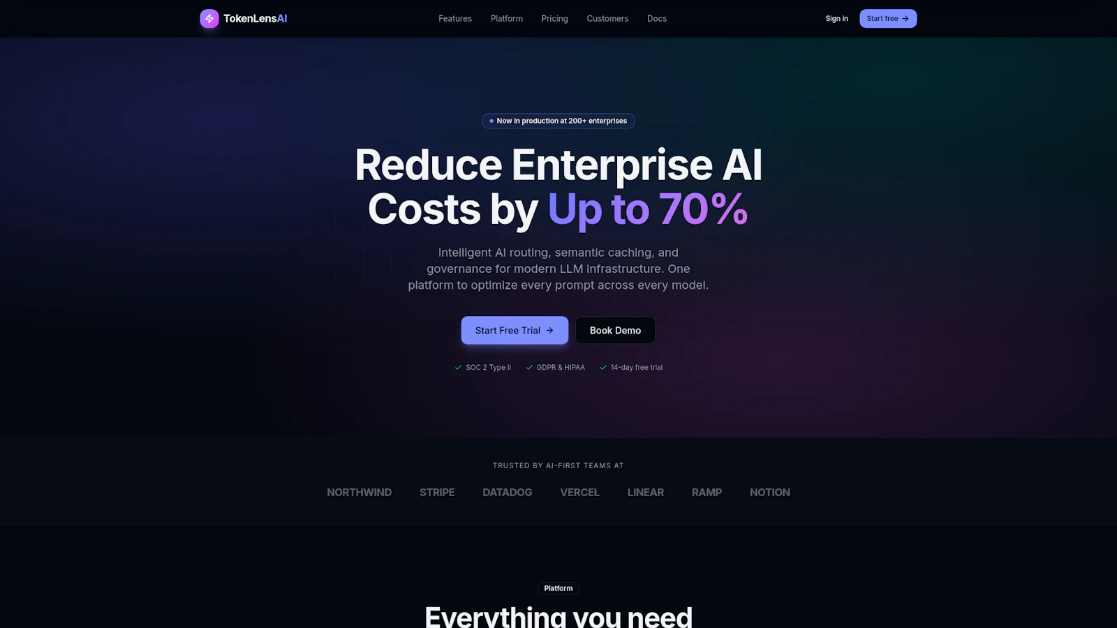 TokenLens AI screenshot 1