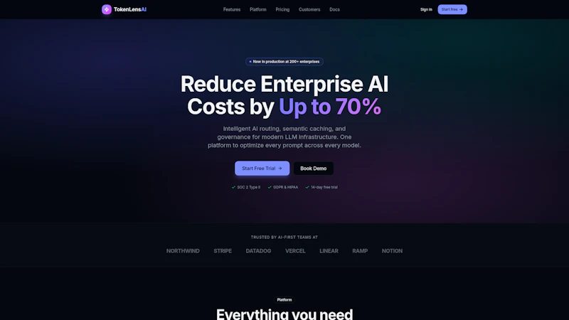TokenLens AI screenshot 1