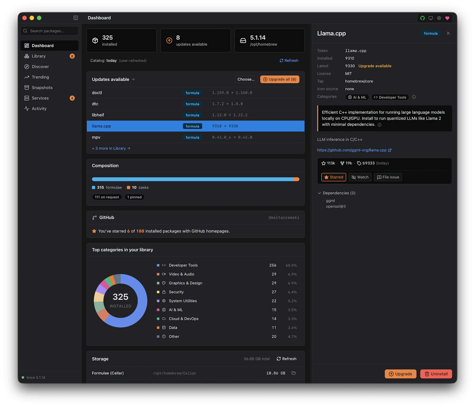 brew-browser screenshot 2