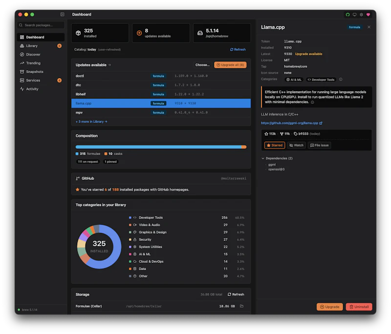 brew-browser screenshot 2