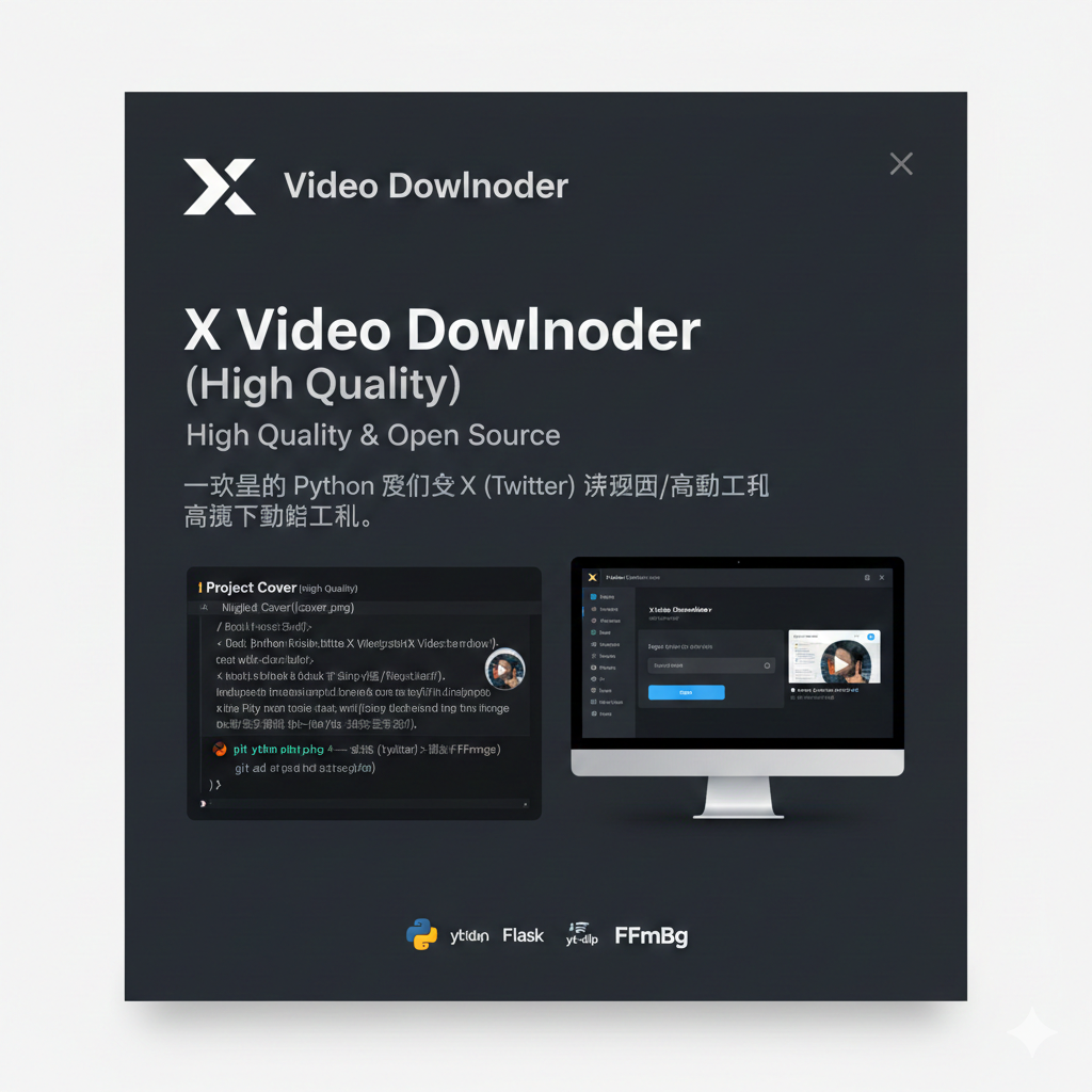 X Video Downloader (Open Source) - Product Hunt launch logo