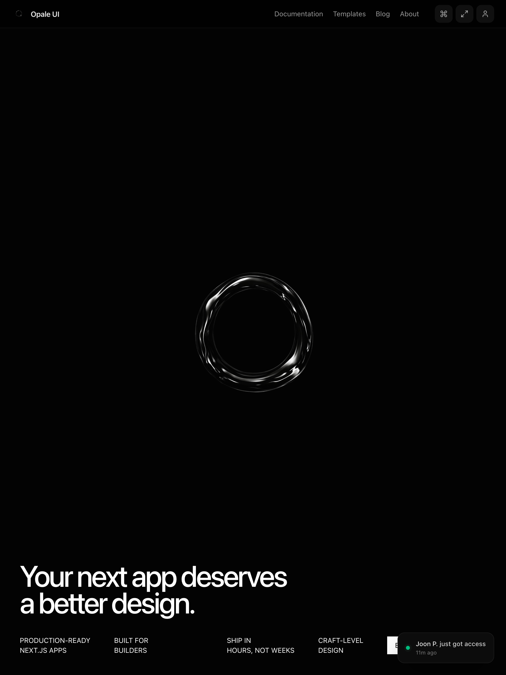 Opale UI gallery image