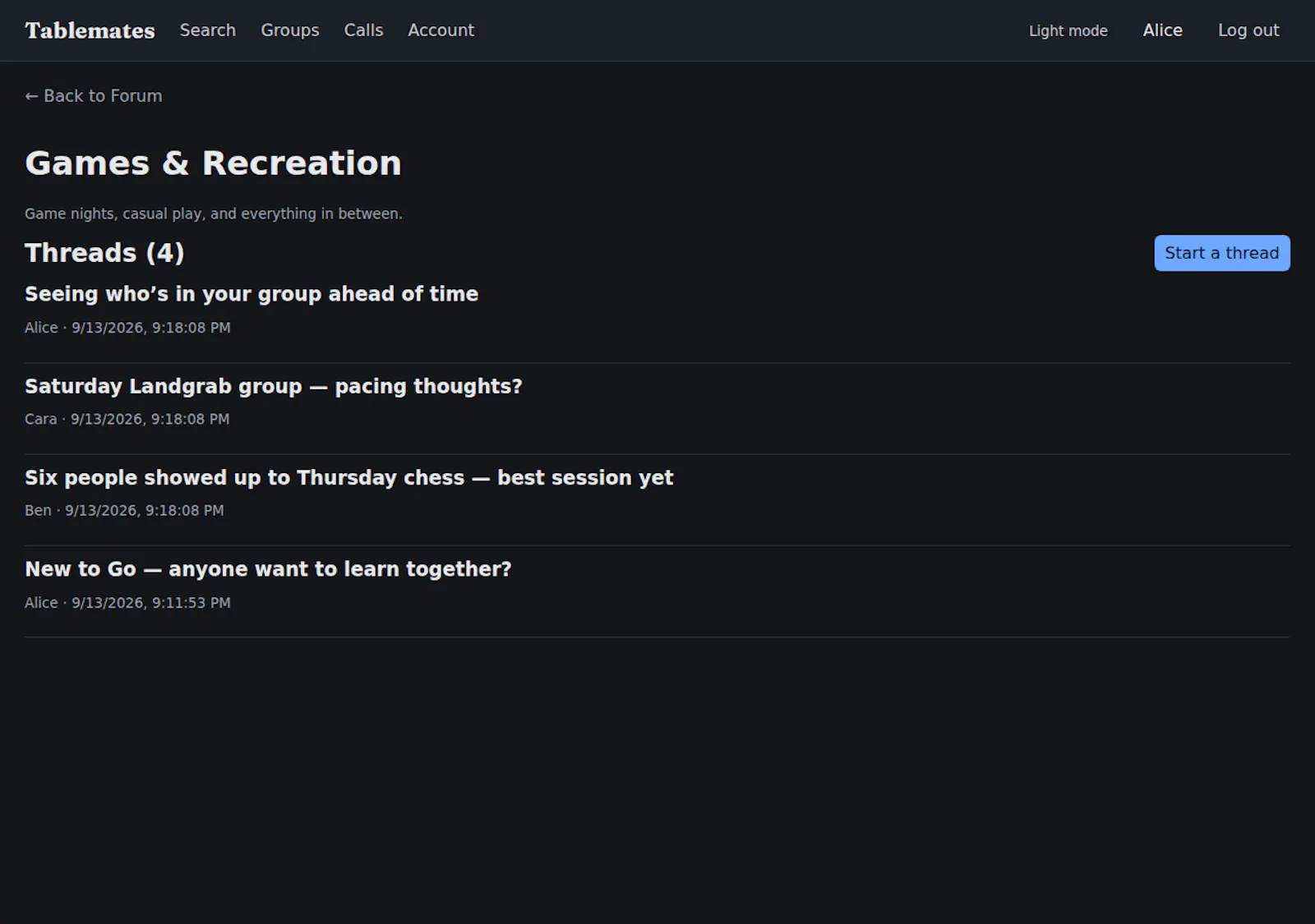 Tablemates screenshot 7