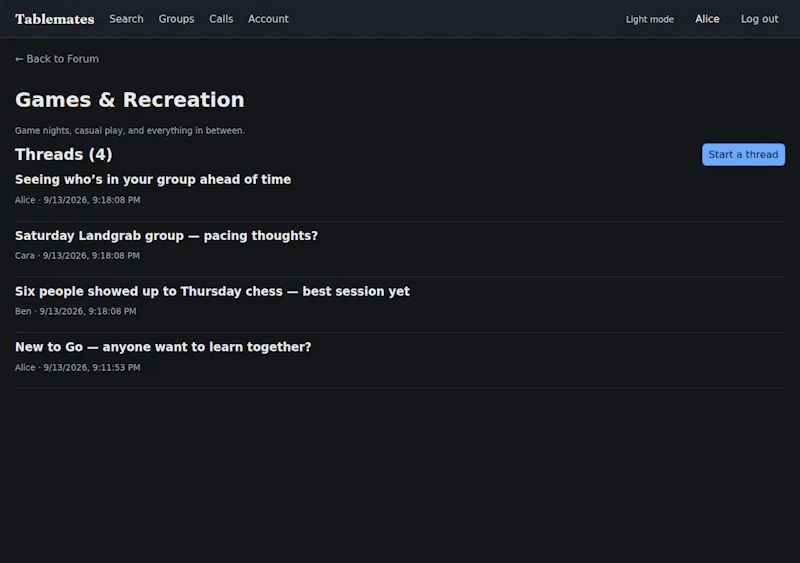 Tablemates screenshot 7