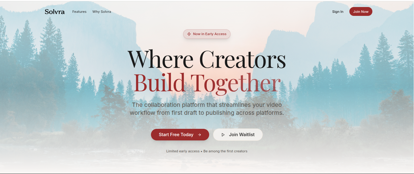 Solvra studio - Main product screenshot demonstrating key features and user interface