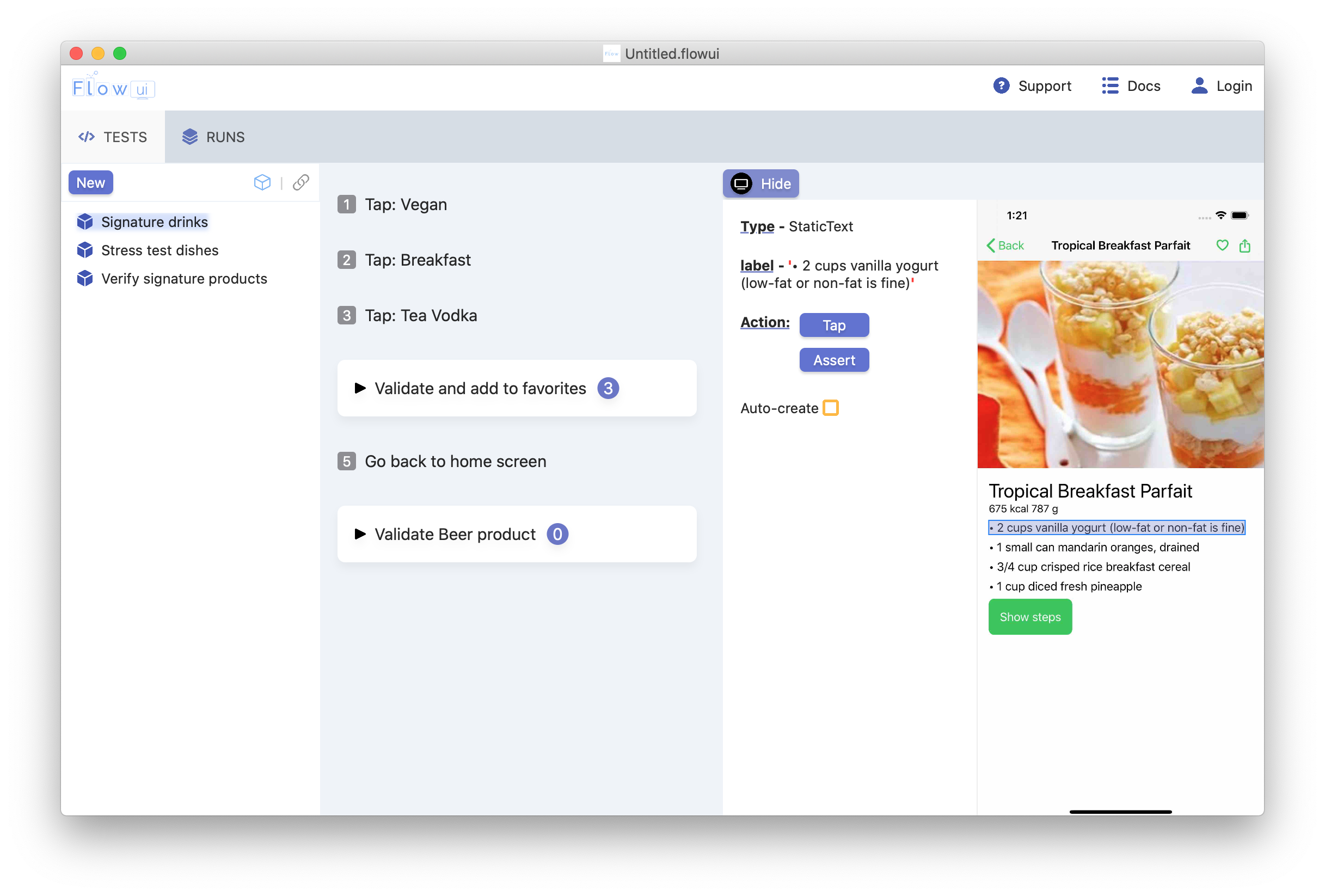 FlowUI gallery image