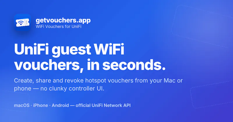 WiFi Vouchers for UniFi screenshot 2
