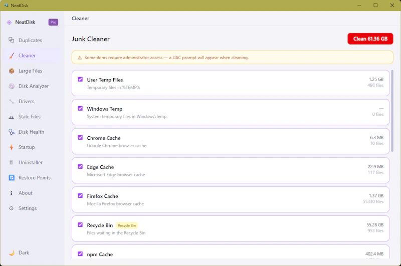 NeatDisk screenshot 1