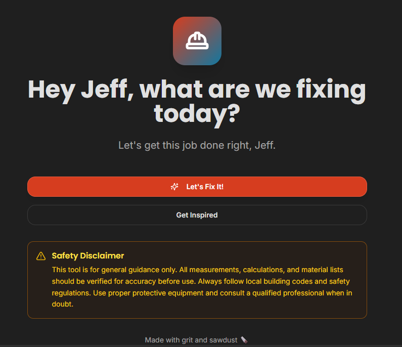 AskForeman - Main screenshot showing features and interface