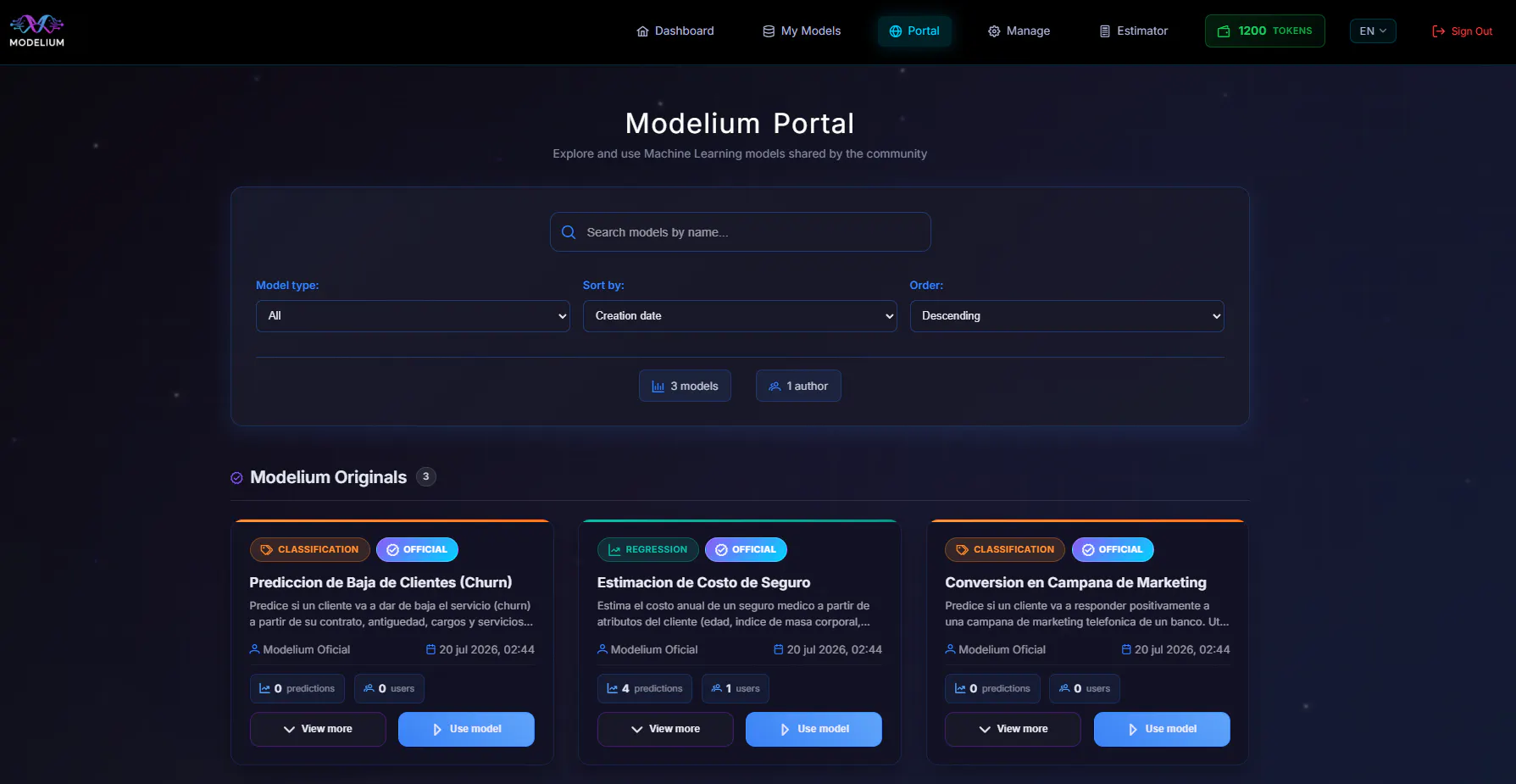 Modelium gallery image