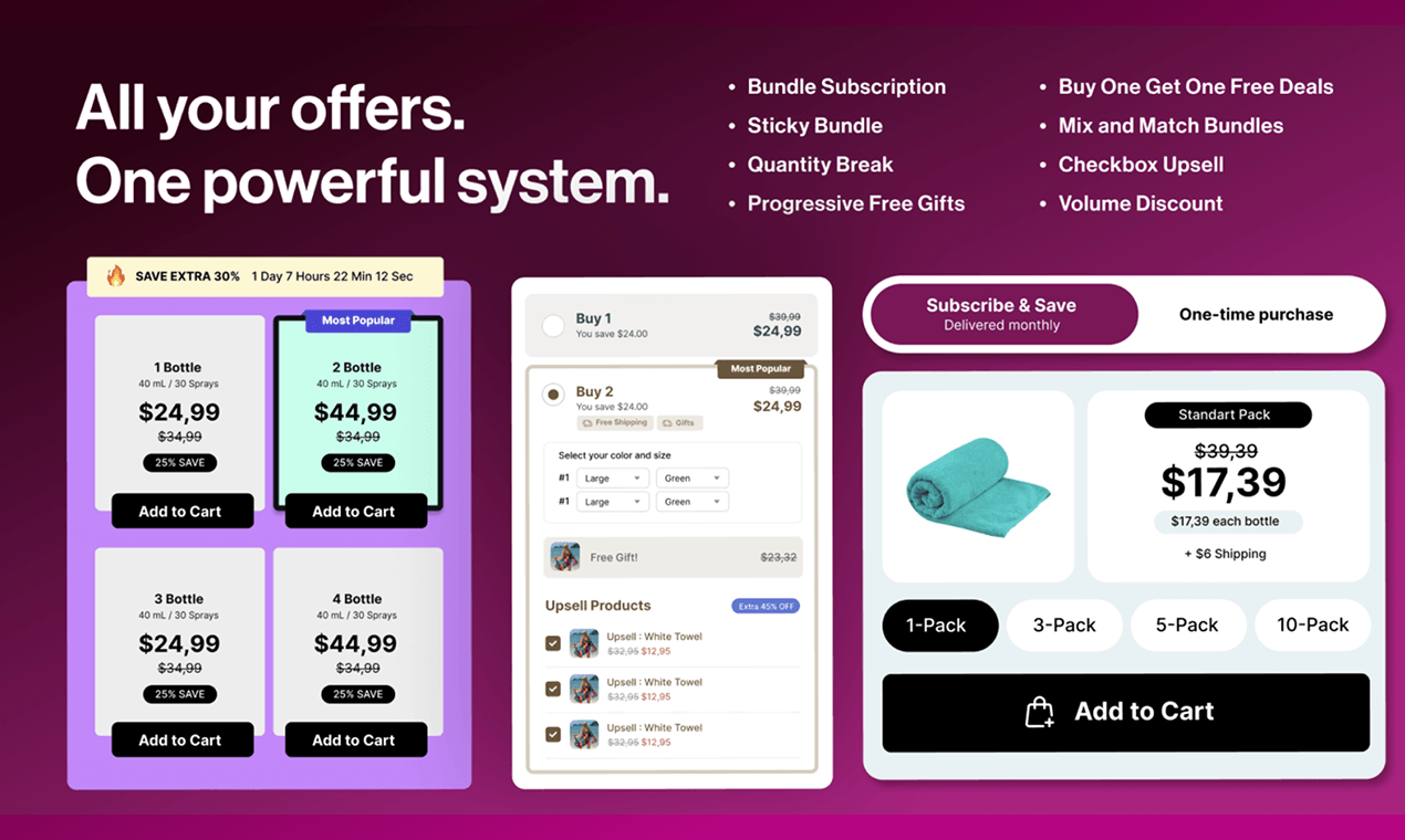 V Bundles Upsell, Gift & BOGOs gallery image