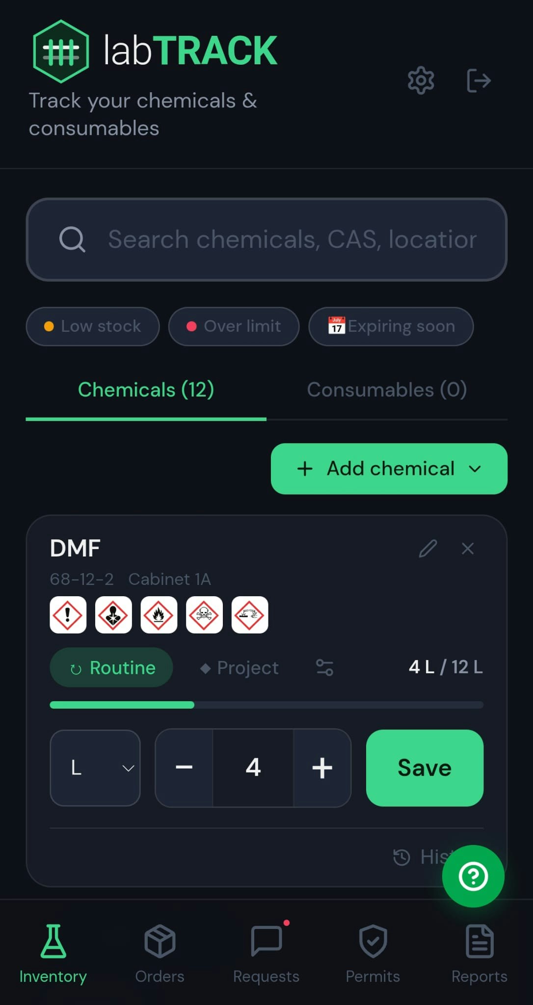 labTRACK — Lab Inventory Management gallery image
