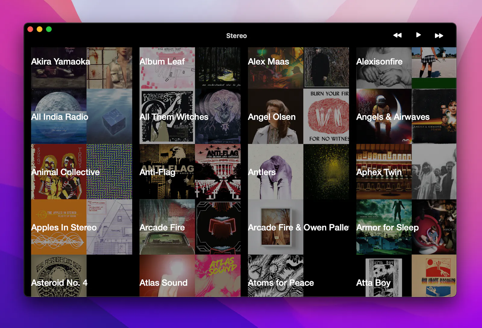 Stereo screenshot 1
