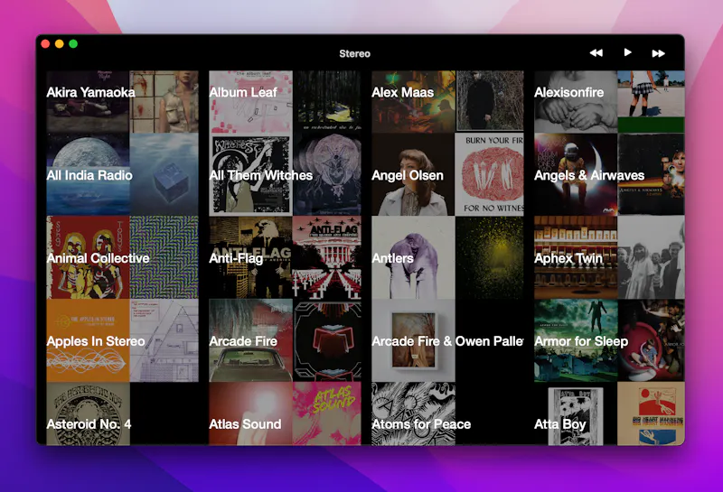 Stereo screenshot 1