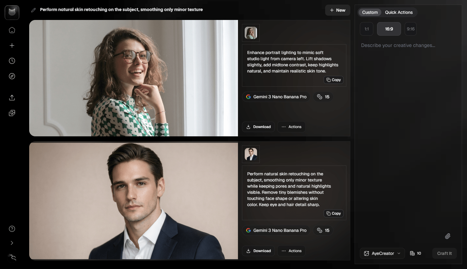 AyeCreate V2 - Screenshot 5 showing product features and functionality