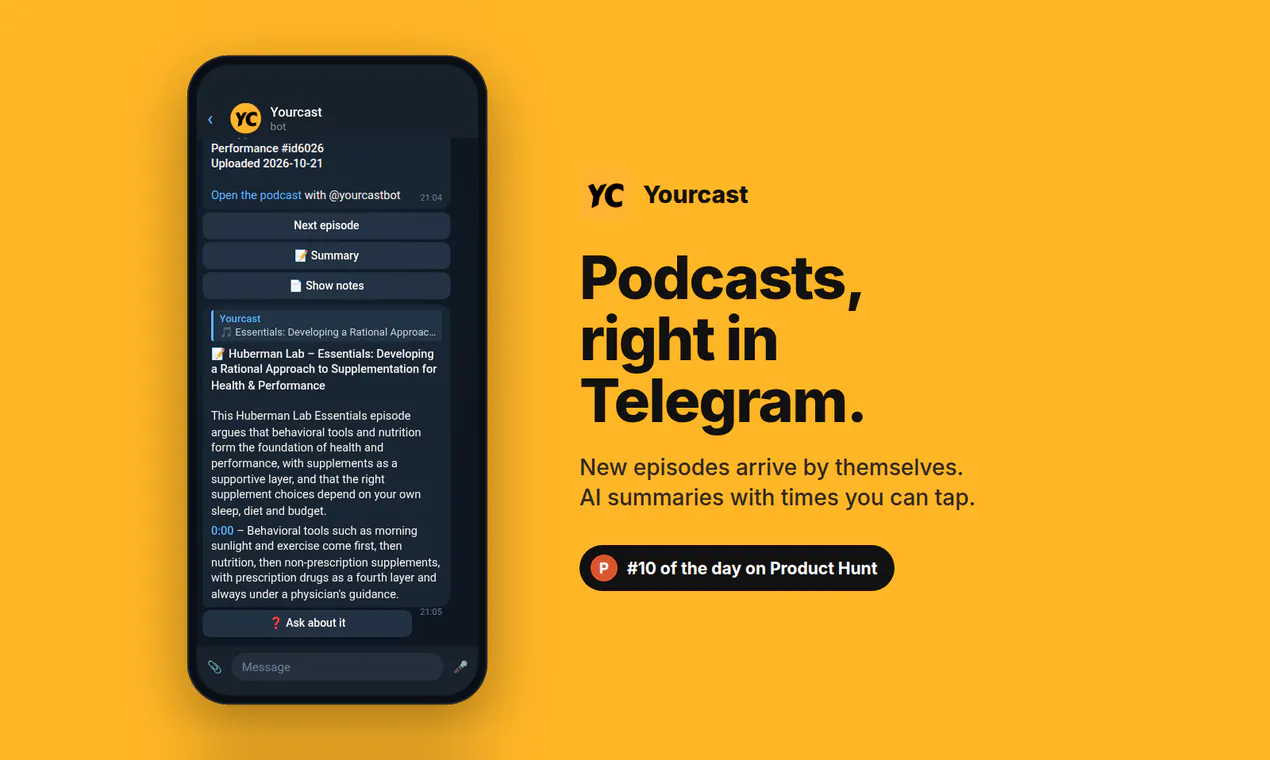 Yourcast 2.0 gallery image